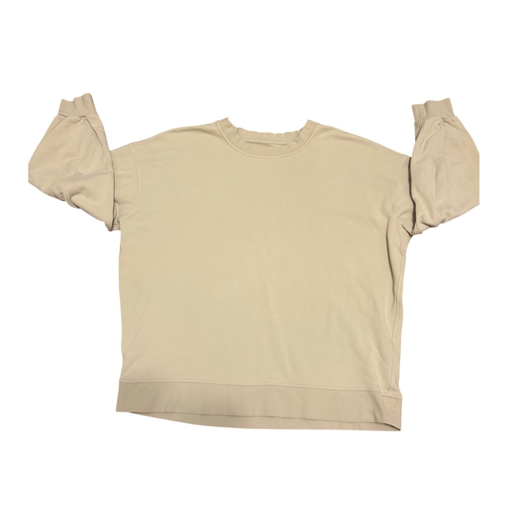 Lululemon light green perfectly oversized crewneck sweatshirt ladies large read